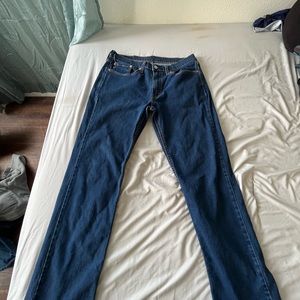 Dark blue skinny jeans